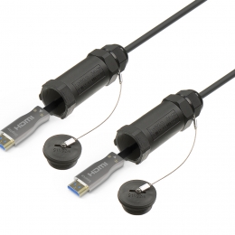 HDMI 铠装光纤线，带保护套